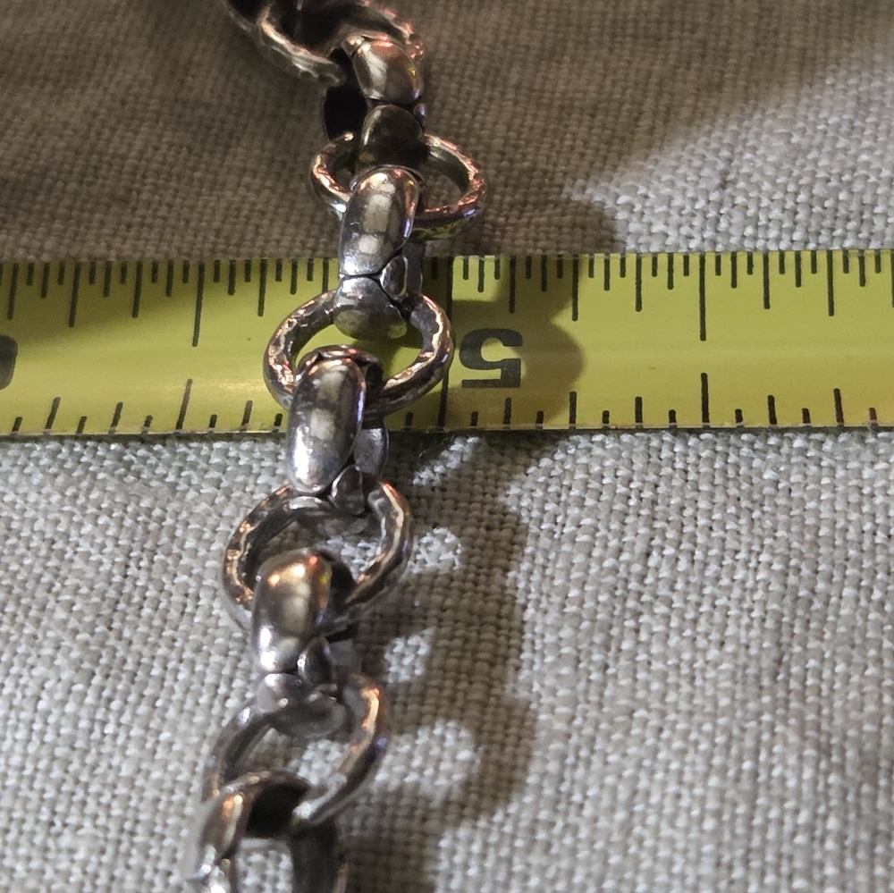John Hardy Kali Pebble Link Charm Bracelet, SS - Picture 7 of 13